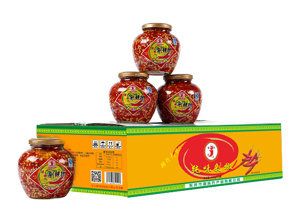 纯味剁椒 500gx12瓶