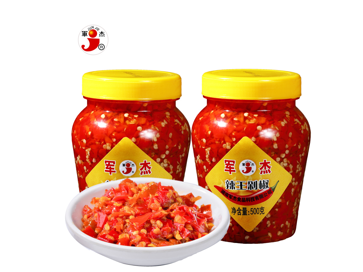 辣王剁椒500g*12瓶 -王军杰蒜蓉辣椒酱特辣湖南农家下饭菜