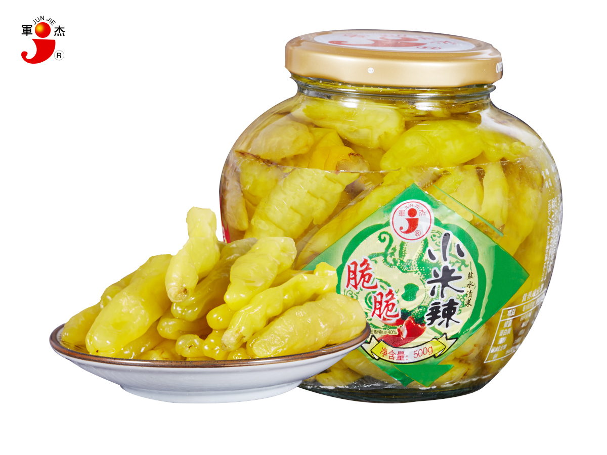 军杰小米椒 500gx12瓶
