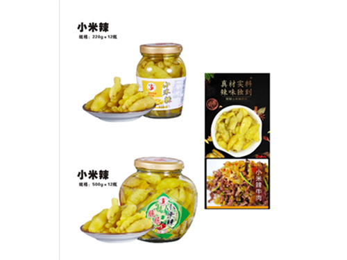 军杰小米椒 220gx12瓶